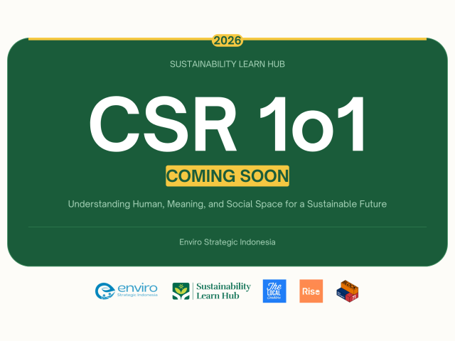 [Upcoming Event]Sustainability Learn Hub: CSR 1o1